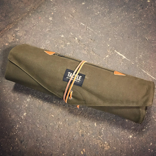 Tackle Waxed Canvas Roll Up Stick Bag