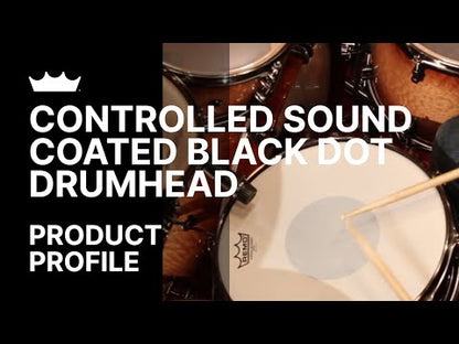 Remo Controlled Sound Coated Black Dot Drum Head