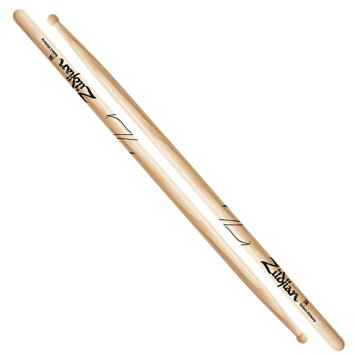 Zildjian 2B Select Hickory Drum Sticks