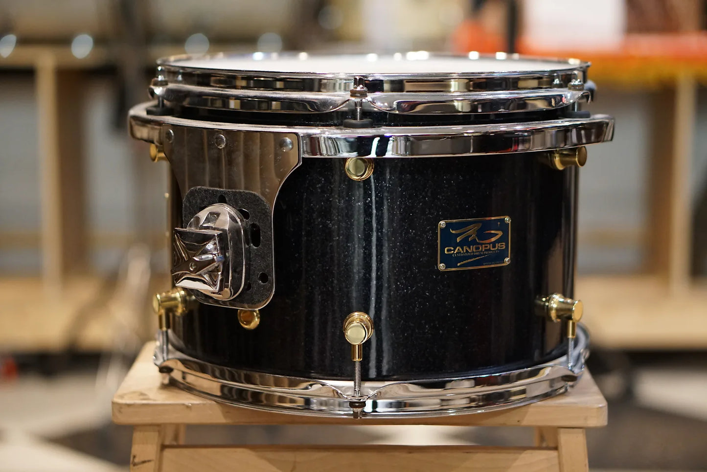 Canopus 9x13" RFM Maple Rack Tom - Black Sparkle