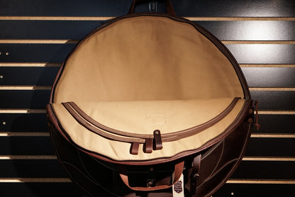 Tackle 24" Leather Backpack Cymbal Bag - Brown