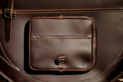 Tackle 24" Leather Backpack Cymbal Bag - Brown