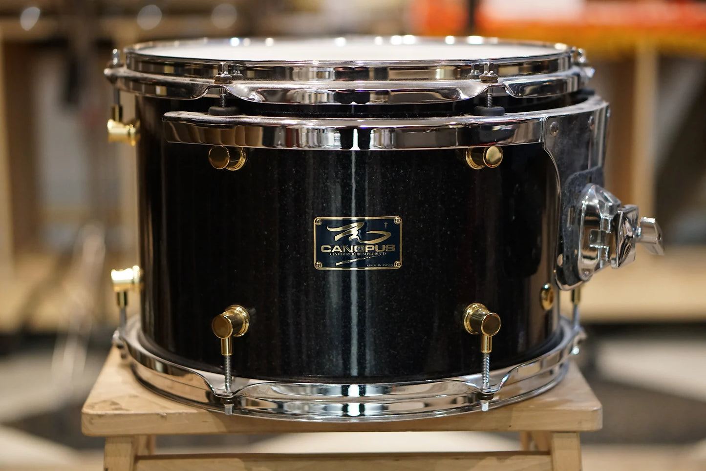 Canopus 9x13" RFM Maple Rack Tom - Black Sparkle